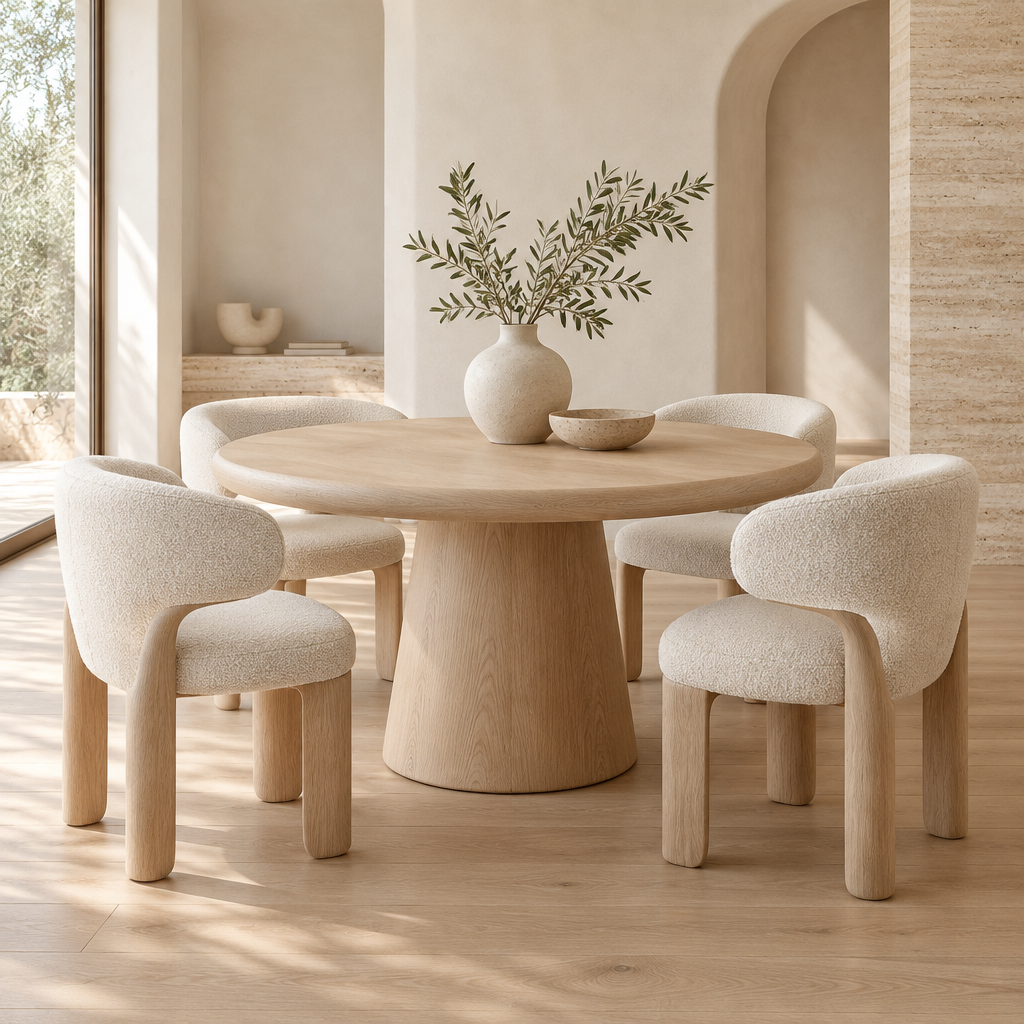 Cove Round Pedestal Dining Table