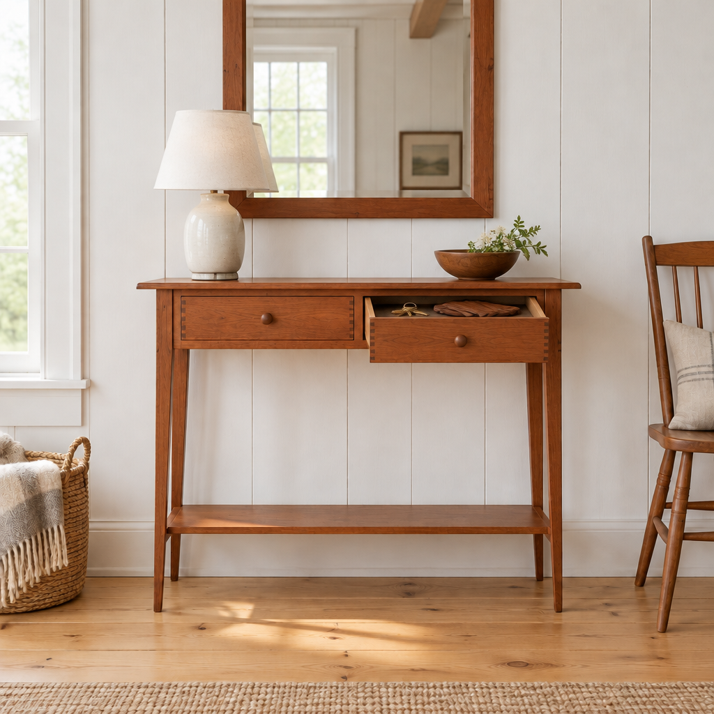 Linden Shaker Hall Console in use