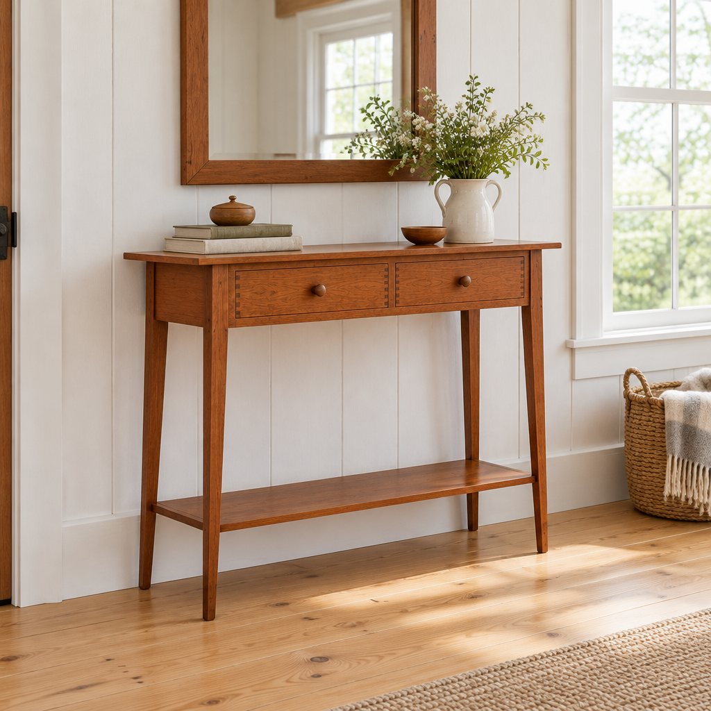 Linden Shaker Hall Console side view