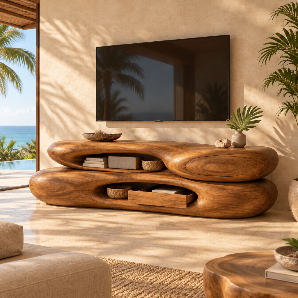 Solana Driftstone Stacked Console in use