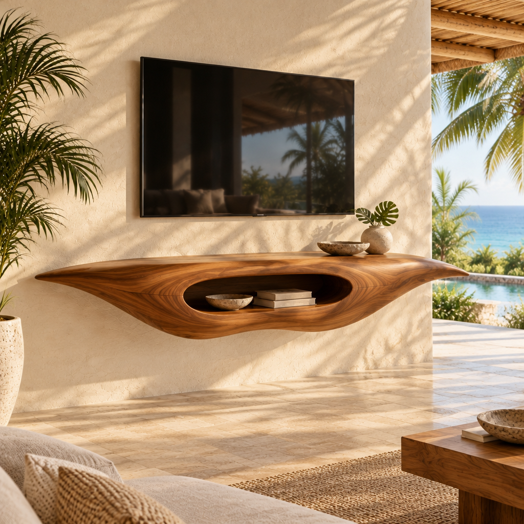 Solana Manta Floating Media Console side view