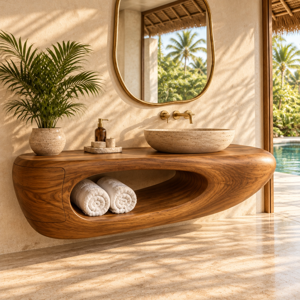 Solana Sea-Cave Vanity side view
