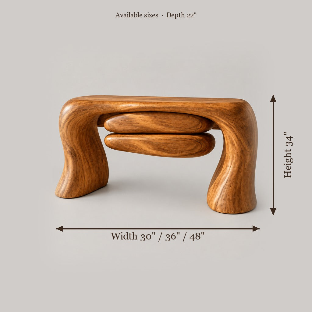 Solana Dune Sculpted Vanity size chart