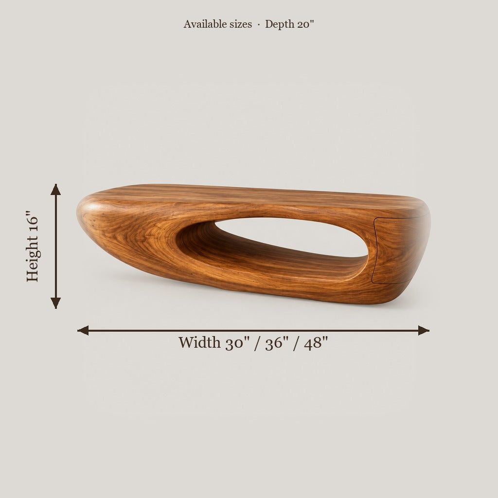 Solana Sea-Cave Vanity size chart