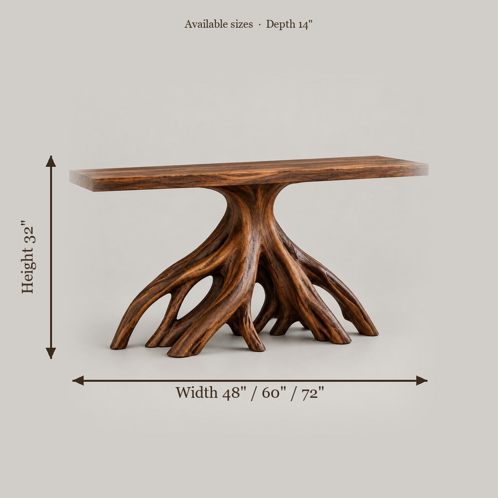 Atelier Root-Base Console size chart